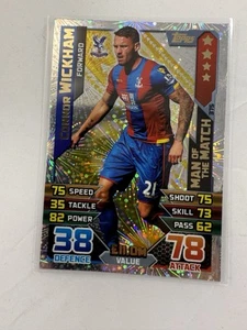 Topps Match Attax Connor Wickham 375 Man of the Match 2015/2016 Mojo Parallel - Picture 1 of 2