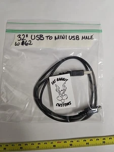 32" usb cable type a to mini b - Picture 1 of 1