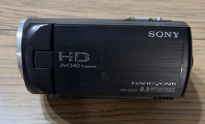 Sony Handycam DCR-CX230 Black CAMCORDER, NO CHARGER OR BATTERY. UNTESTED - Image 1 of 4
