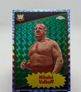 2025 Topps Chrome WWE Nikolai Volkoff 1985 Aqua Geometric 85TL-NV /125 | LEGENDS - Picture 1 of 2