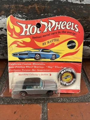 MATTEL HOT WHEELS REDLINE ROLLS ROYCE SILVER SHADOW 1969 DIECAST SEALED CARD - Image 1 of 4