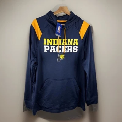 Para Hombres - NBA Indiana Pacers Sudadera con Capucha Sudadera con Capucha Azul Talla 2XL - NUEVO CON ETIQUETAS Foto 1 de 4