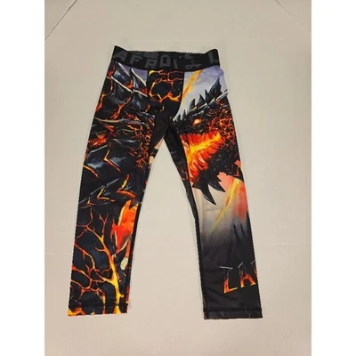 NWT Lafroi Dragon Graphic Compression Pants Men's Medium Workout Activewear - Image 1 of 4