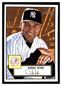 2001 Topps Heritage Red Back #11 DEREK JETER New York Yankees ~G4L