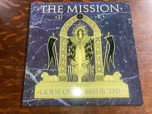 THE MISSION UK "Gods Own Medicine" US '87 Mercury Records- NM - Sisters of Mercy - Picture 1 of 6