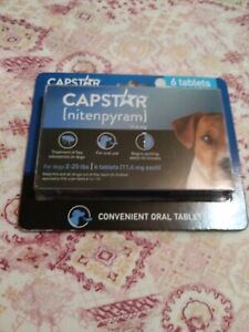 CAPSTAR Oral Treatment for Dogs - Small Dogs (2-25 lbs), 6 Doses 06/24