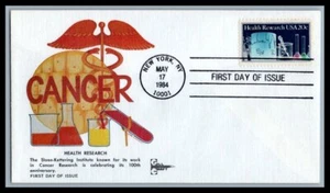 US FDC # 2087 20c Health Research Gill   1984, 9p5406 - Picture 1 of 1