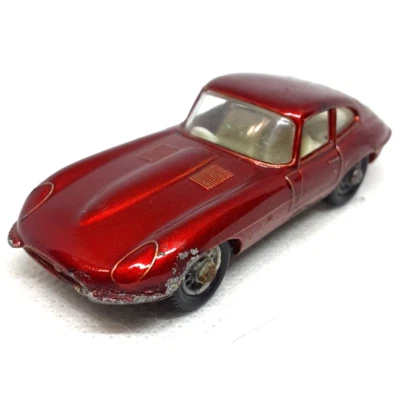 Lesney Matchbox Tipo "E" Jaguar Nº32 Rojo Hecho en Reino Unido Foto 1 de 4