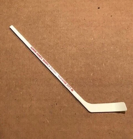 Detroit Red Wings Gordie Howe Tavern / Eatery Hockey Stick Drink Stirrer Cover