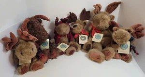 Boyds Bears Moose lot of 6 - Picture 1 of 4