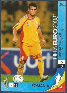 PANINI UEFA EURO 2008 TRADING CARD- #045-ROMANIA-CRISTIAN CHIVU