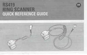 Motorola RS419 Ring Scanner - Quick Reference Guide - Picture 1 of 1