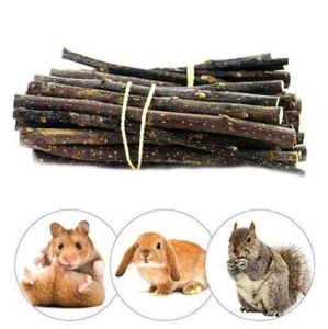 50g Wood Chew Sticks Twigs For Small Pets Rabbit Hamster Toys Pig T0C6 Fast~ - Picture 1 of 12