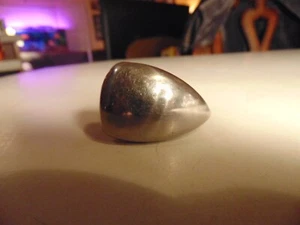 Vintage Chrome 1 1/2 inch  Bumper Bolt and Nut Emblem - Picture 1 of 11