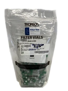 (100/Pk) THOMSON 0.2um Low Evaporation PTFE Filter Vials w/Non-Slit Septum Cap - Picture 1 of 6