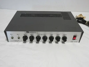VINTAGE BOGEN CHS100B AMPLIFIER COMMUNICATIONS CHROME FACE - USED - Picture 1 of 7