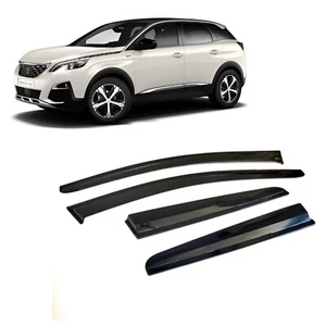 Déflecteurs de vent pluie air Pour Peugeot 3008 2016 - 2023 SUV - Afbeelding 1 van 9