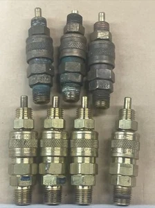 Lot Of 7 USED Foster 2 Series Quick Coupler Male And Female P/N 2202 - Picture 1 of 9