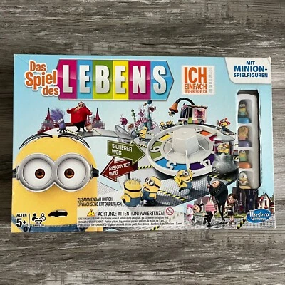 Das Spiel des Lebens Minions Ich einfach unverbesserlich Hasbro Brettspiel - Bild 1 von 4