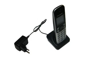 Panasonic KX-TGA682EX Telefono Cordless Nero Argento - Foto 1 di 3