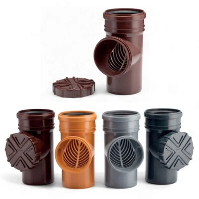 Fallrohrfilter Regenrohrfilter Dachrinne Laubfang Ø 110 DN100 Orange HT KG Rohr - Bild 1 von 4