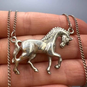 Vintage 916 Silber Halskette Anhänger Russisch 7,02 g - Bild 1 von 8