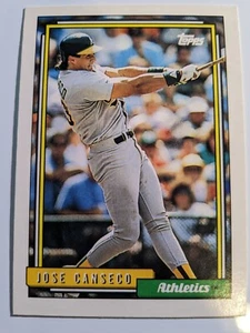 1992 Topps Baseball #100 Jose Canseco - Picture 1 of 3