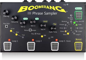 Pedal Looper Guitarra BOOMERANG III - Caja Abierta - Ejecuta 4 Bucles Separados - Multi Effe - Imagen 1 de 12