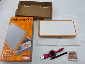 Nintendo 2DS XL White x Orange Console Japanese Ver. - Picture 1 of 11