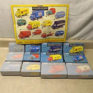 Set completo vintage Corgi "Golden Oldies" (12) con libretto, 1956-1996 - Foto 1 di 11