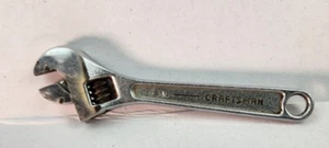 Craftsman 4in. Inch Adjustable WrenchHand Tools Made in USA Vintage JW Rare 4" - Picture 1 of 8