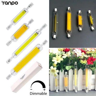 Dimmable R7s LED COB Light Bulb 78mm 118mm 6W - 25W Glass Ceramics White Lamp CA - Image 1 of 4