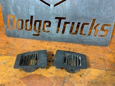 72-80 Dodge Truck Black Defroster Vents Pickup Powerwagon P/U Ramcharger Ram - Image 1 of 4