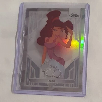 Disney 100 MEG from HERCULES REFRACTOR Card SP 2023 Topps Chrome - Image 1 of 3