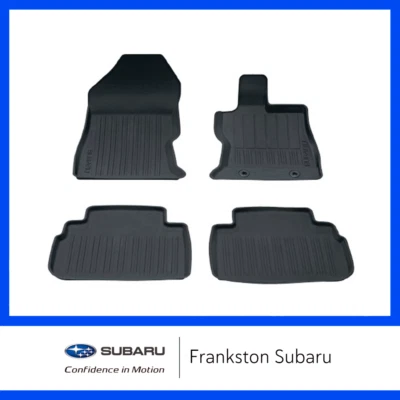Genuine Subaru Forester Rubber Floor Mats Set Of 4 MY19 - MY24 - image 1 of 2
