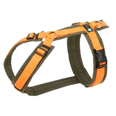 AnnyX Brustgeschirr Fun oliv/orange Hundegeschirr Anny X Geschirr