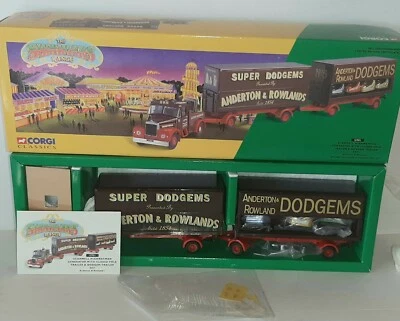SCAMMELL HIGHWAYMAN GENERATOR CLOSED POLE TRAILER & DODGEM 15901 CORGI CLASSICS - Immagine 1 di 2