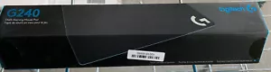 Logitech G240 Cloth Gaming Mouse Pad Black Medium 13.4" x 11" NIB - Picture 1 of 3