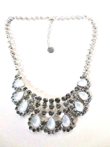 Abercrombie & Fitch Women's Ice Princess Opal Teardrop Crystal Necklace NWT 120 - Picture 1 of 6