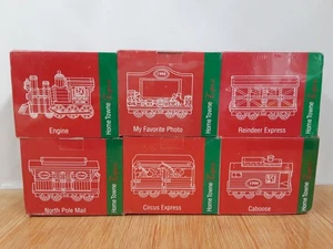 Home Towne Express Collectible Christmas Train Set 6 Pcs JC Penny 1998 Sealed - Picture 1 of 8