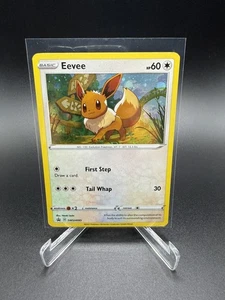 🔥Pokemon TCG-Eevee-SWSH190-Brilliant Stars-Black Star Promo🔥 - Picture 1 of 2