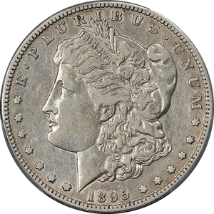 1895-S Morgan Silver Dollar PCGS XF45 Key Date Great Eye Appeal Nice Strike - Picture 1 of 4
