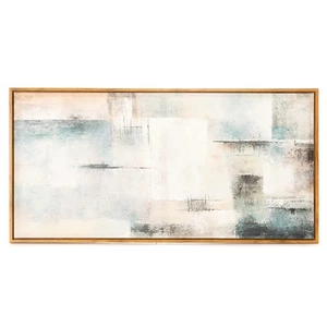 ABELLA Arte Gemälde im Rahmen handgemalt ca. 100 x 50 cm - Bild 1 von 5