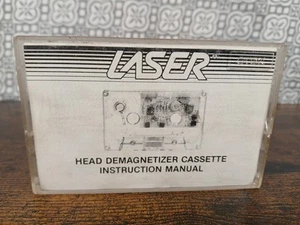 Vintage Laserkopf Entmagnetisierer Kassette Band + Hülle & Handbuch - Bild 1 von 7