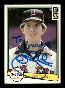 Autografo firmato Donruss 260 John Tudor 1982 MZ BXCP59 - Foto 1 di 2