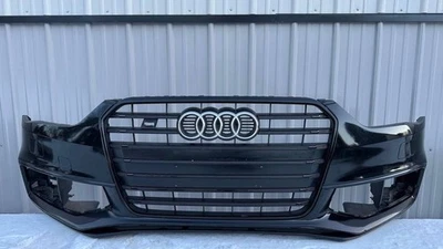 !!️SIN ENVÍO!!️ PARACHOQUES DELANTERO ORIGINAL AUDI A4 S LINE NEGRO 2013 2014 2015 2016 Foto 1 de 3