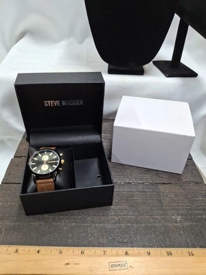 男士 Steve Madden SMMW009 模拟时尚手表 — 第 1/4 张图片