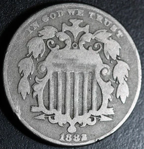 Escudo níquel 1882 - Imagen 1 de 2