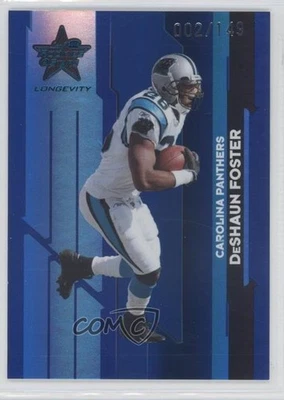 2006 Leaf Rookies & Stars Longevity Sapphire /149 DeShaun Foster #14 - Image 1 of 2