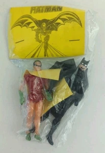 Ratman Batman & Robin Mexican Bootleg 1990s 2 pack plastic 4.5" figures - MIB! - Picture 1 of 5